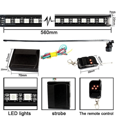 Controlo a distância impermeável de DC12V SMD5050 Kitt Car Light Bar With
