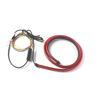 O terço de piscamento vermelho flexível da tira de tubo do diodo emissor de luz do farol do carro trava a montagem alta leve da cauda traseira