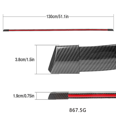 A luz de freio IP65 conduzida automotivo impermeável descasca a fibra de 2835 carbonos