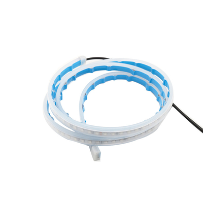 faróis impermeáveis flexíveis leves DRL da tira da corrida do tempo do dia do diodo emissor de luz do carro de 2pcs 12V