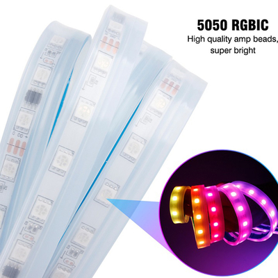 tira conduzida flexível sequencial magro clara da pisca-pisca da corrida do tempo do dia de 2pcs 30/45/60 cm RGBLED