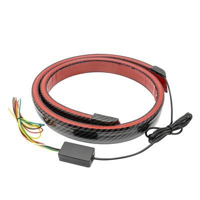 fibra conduzida flexível do carbono da luz da cauda do carro de 5W 12V para o aviador