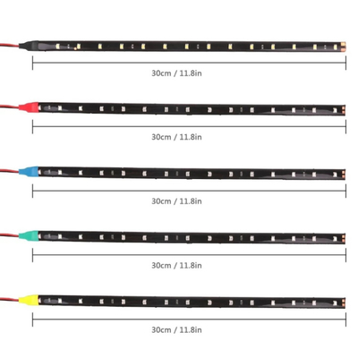 luz de aviso da emergência do remendo da tira de tubo 3528 do diodo emissor de luz do farol do carro de 30cm