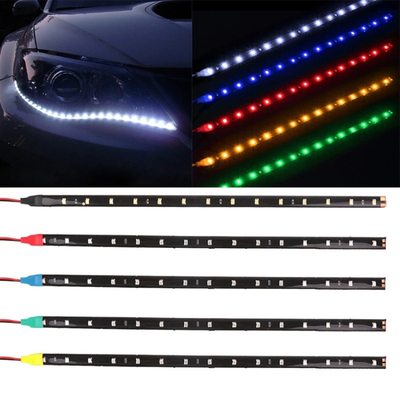 luz de aviso da emergência do remendo da tira de tubo 3528 do diodo emissor de luz do farol do carro de 30cm