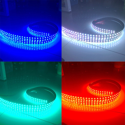 O farol colorido do carro da ambiência do controle da voz conduziu a tira RF decorativo Rgb 5050