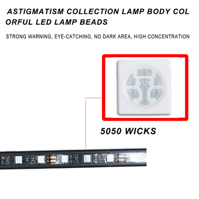 O farol colorido do carro da ambiência do controle da voz conduziu a tira RF decorativo Rgb 5050