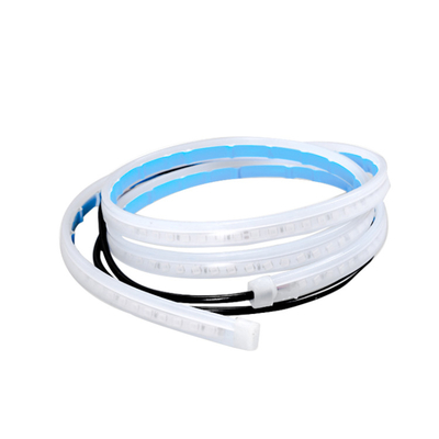 tira clara conduzida exterior 120cm impermeável branco do aviso da porta do carro 12V