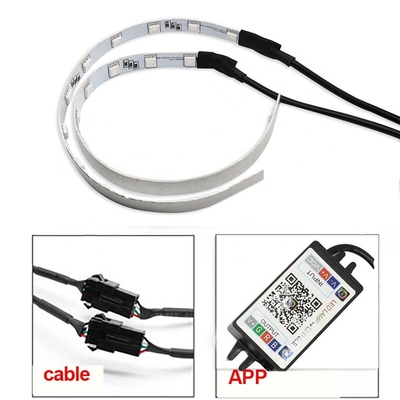 360 graus RGB decoram luzes ambientais do carro dos olhos do diabo das luzes do carro de RingLED