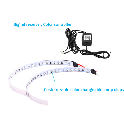 As luzes ambientais APP do carro do diodo emissor de luz do IP 67 controlam o jogo dos anéis do halo do demônio do grau SMD de Angel Eye Kits 360 do farol