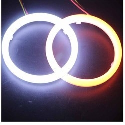 4014 a cor dupla clara ambiental da corrida das luzes 60mm DRL do carro do diodo emissor de luz conduziu Angel Eyes Kit