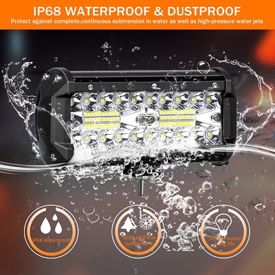 Lâmpadas LED de alta potência de 200W IP68 Material de liga de alumínio à prova d'água