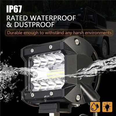 Lâmpadas de condução LED de liga de alumínio 10-30V LED Light Bar para veículo