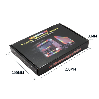 24V 5050 SMD 5A 2.4m Lâmpadas de atmosfera interior de carro com controle remoto para caminhão van