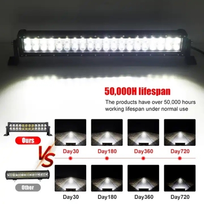 22 polegadas resistente à poeira LED Light Bar para caminhão, 4wd Jeep SUV barco LED Offroad Light Bar