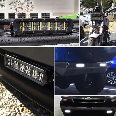 6D Reflector Off Road LED Light Bar 4x4 12V 24V Single Row Automotive LED Light Bar