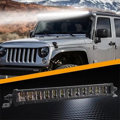 6D Reflector Off Road LED Light Bar 4x4 12V 24V Single Row Automotive LED Light Bar