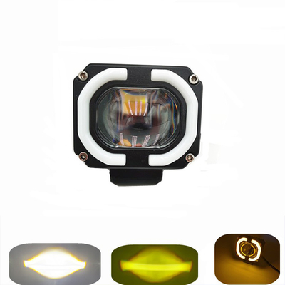 4x4 Offroad LED Lâmpada de trabalho Faróis Fog Driving Light 12-80V 4 polegadas 30W Duas cores