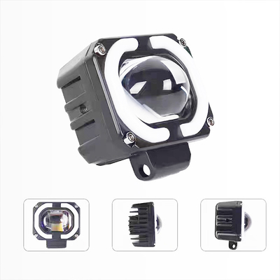 4x4 Offroad LED Lâmpada de trabalho Faróis Fog Driving Light 12-80V 4 polegadas 30W Duas cores