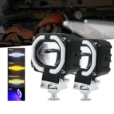 4x4 Offroad LED Lâmpada de trabalho Faróis Fog Driving Light 12-80V 4 polegadas 30W Duas cores