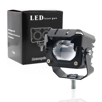 12-80V Amber 3570 LED Dual Color LED luzes de trabalho para motocicletas 30-60W Off Road luzes de condução
