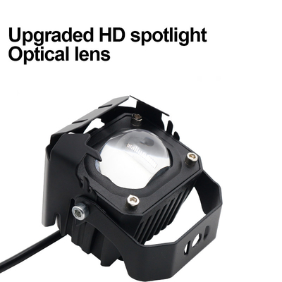 12-80V Amber 3570 LED Dual Color LED luzes de trabalho para motocicletas 30-60W Off Road luzes de condução