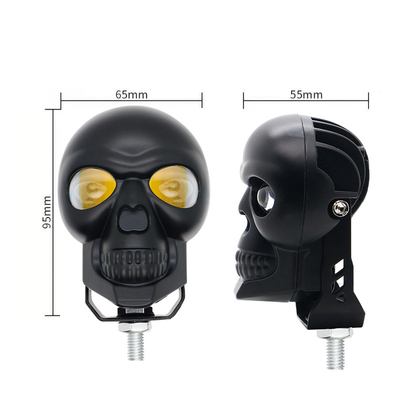 3 polegadas 40w Motor Headlights External Spotlight LED Mini Driving Light Dual Color