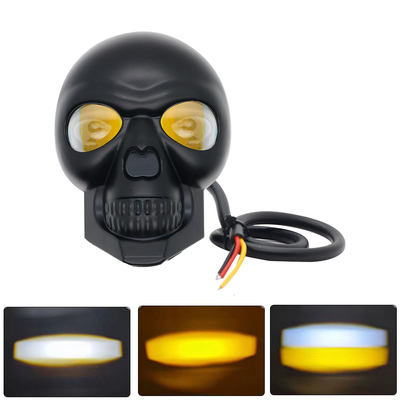 3 polegadas 40w Motor Headlights External Spotlight LED Mini Driving Light Dual Color
