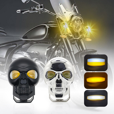 3 polegadas 40w Motor Headlights External Spotlight LED Mini Driving Light Dual Color