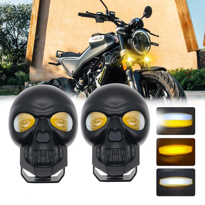 3 polegadas 40w Motor Headlights External Spotlight LED Mini Driving Light Dual Color