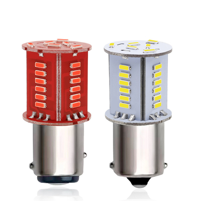 Lâmpadas traseiras de LED automotivas 3014 30SMD S25 1156 BA15S BAU15S BAY15D