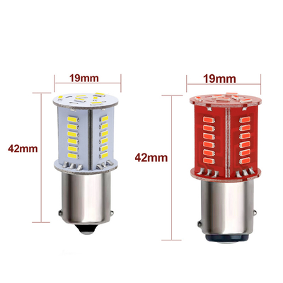 Lâmpadas traseiras de LED automotivas 3014 30SMD S25 1156 BA15S BAU15S BAY15D