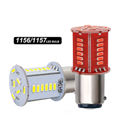 Lâmpadas traseiras de LED automotivas 3014 30SMD S25 1156 BA15S BAU15S BAY15D