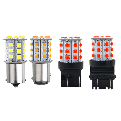 Luzes de volta LED brancas de longa duração para carros 12V Corpo de liga de alumínio Branco Amarelo Vermelho 3030 33SMD