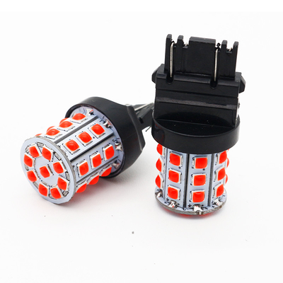 Luzes de volta LED brancas de longa duração para carros 12V Corpo de liga de alumínio Branco Amarelo Vermelho 3030 33SMD