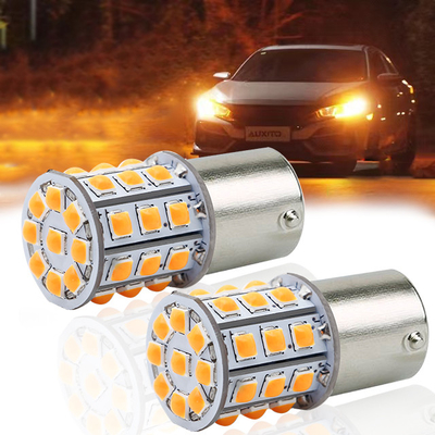 Luzes de volta LED brancas de longa duração para carros 12V Corpo de liga de alumínio Branco Amarelo Vermelho 3030 33SMD