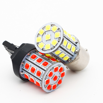 Luzes de volta LED brancas de longa duração para carros 12V Corpo de liga de alumínio Branco Amarelo Vermelho 3030 33SMD