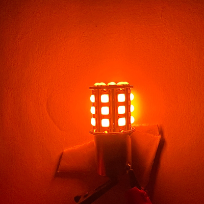 Luzes de volta LED brancas de longa duração para carros 12V Corpo de liga de alumínio Branco Amarelo Vermelho 3030 33SMD