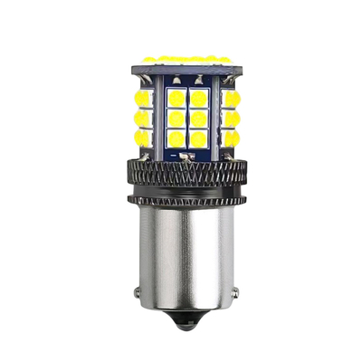 Indicadores de viração LED de liga de alumínio 3030 39 SMD 12v 1156 BA15S 1157 BAY15D T20 T25 Indicador de viração de carro