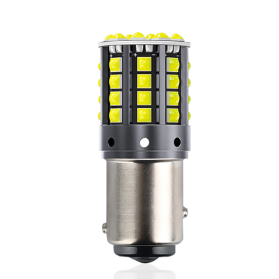 Lâmpadas LED de liga de alumínio branco 1156 1157 T20 3030 44SMD Luz de reversão 12V 24V