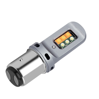 Lâmpadas de sinalização de travagem LED de 5W de longa duração com 1156 lâmpadas LED universais de 12smd 1156 P21W BA15S PY21W 3157 7443 Canbus