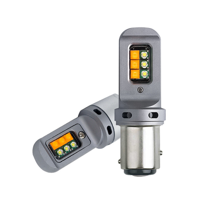 Lâmpadas de sinalização de travagem LED de 5W de longa duração com 1156 lâmpadas LED universais de 12smd 1156 P21W BA15S PY21W 3157 7443 Canbus