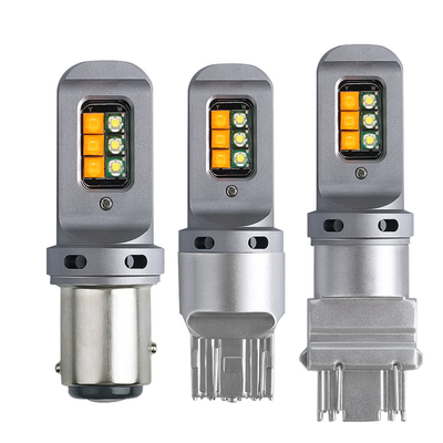 Lâmpadas de sinalização de travagem LED de 5W de longa duração com 1156 lâmpadas LED universais de 12smd 1156 P21W BA15S PY21W 3157 7443 Canbus