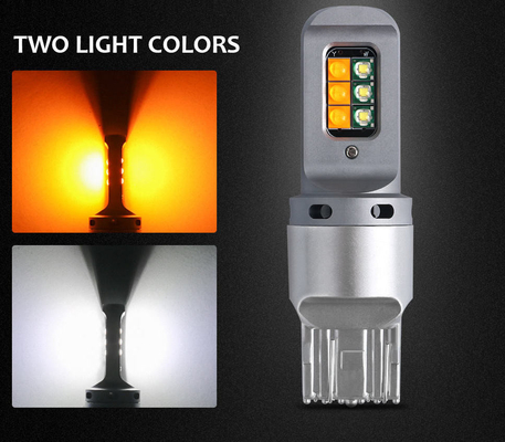 Lâmpadas de sinalização de travagem LED de 5W de longa duração com 1156 lâmpadas LED universais de 12smd 1156 P21W BA15S PY21W 3157 7443 Canbus