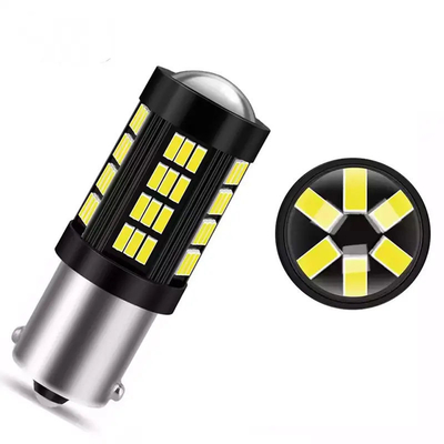 1157 1156 4014 66 SMD LED Brake Light Carros de marcha atrás lâmpadas LED interiores Auto Canbus