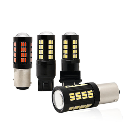 1157 1156 4014 66 SMD LED Brake Light Carros de marcha atrás lâmpadas LED interiores Auto Canbus