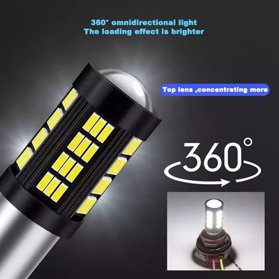 1157 1156 4014 66 SMD LED Brake Light Carros de marcha atrás lâmpadas LED interiores Auto Canbus