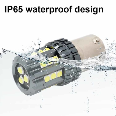 Lâmpadas LED brancas para veículos automóveis 12V 24V 2835 45SMD 1156 1157 T25 3156 3157 T20 7440 7443 Canbus lâmpadas automóveis LED
