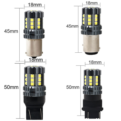 Lâmpadas LED brancas para veículos automóveis 12V 24V 2835 45SMD 1156 1157 T25 3156 3157 T20 7440 7443 Canbus lâmpadas automóveis LED