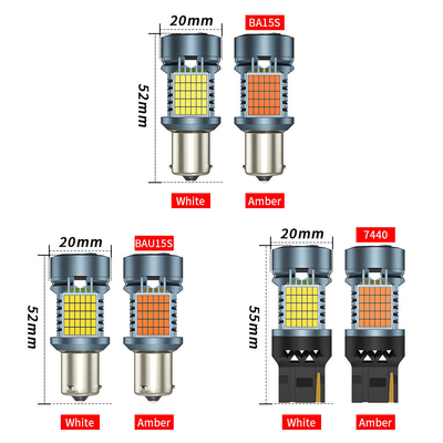 lâmpada de LED com Canbus 2016 120SMD T20 1156 1157 3156 3157 LED sinal de virada luzes de travagem com ventilador lâmpada automática