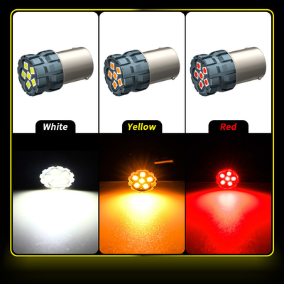 100% Canbus Bau15S Ba15S T25 1156 lâmpada LED 900Lm 3030 chips 6LED 12V luzes de sinal de travagem 6W